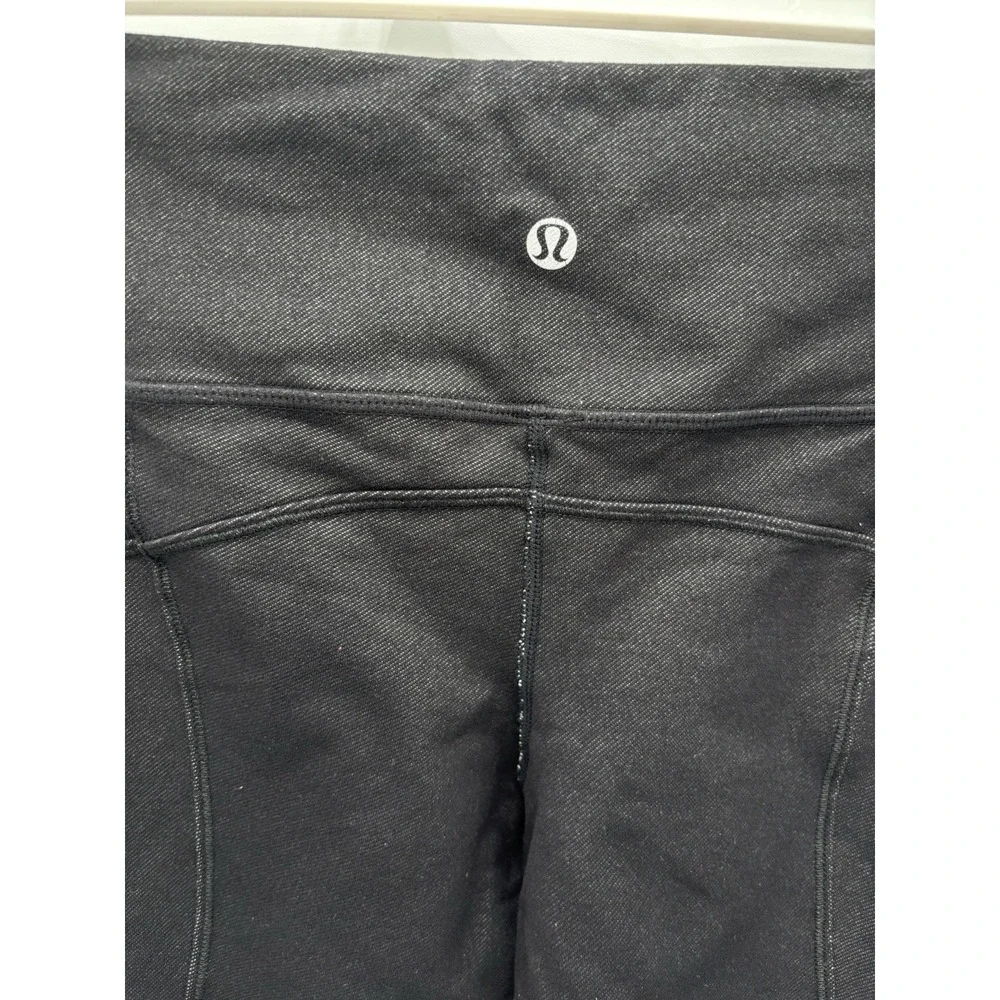 Lululemon Womens 6 Black Flare Running Yoga Pants 32